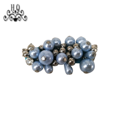 New sales of hand-stitched beaded craft sandals flower shoe material upper shoe buckle accessories