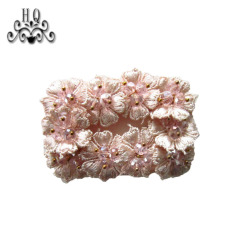 Europe and the United States new hot metal alloy welding acrylic diamond women's shoes slippers children's shoes shoes flower shoe buckle accessories to sample processing custom