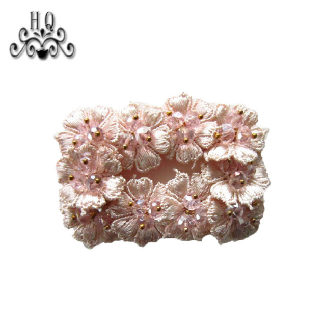 Europe and the United States new hot metal alloy welding acrylic diamond women's shoes slippers children's shoes shoes flower shoe buckle accessories to sample processing custom