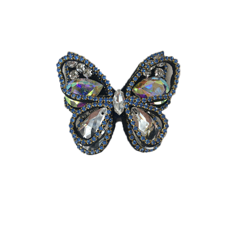 Europe and the United States new Bohemia beaded beaded shoes floral beaded women's shoes slippers children's shoes floral shoe buckle accessories to sample processing