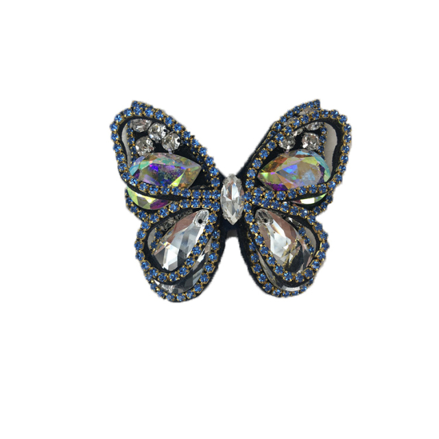 Europe and the United States new Bohemia beaded beaded shoes floral beaded women's shoes slippers children's shoes floral shoe buckle accessories to sample processing