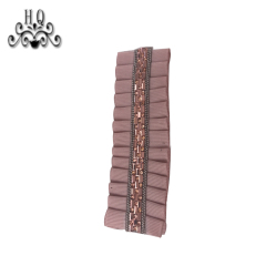 New sales of hand-stitched beaded craft sandals flower shoe material upper shoe buckle accessories