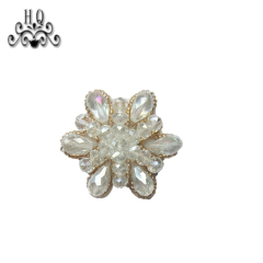 Europe and the United States new Bohemia beaded beaded shoes floral beaded women's shoes slippers children's shoes floral shoe buckle accessories to sample processing