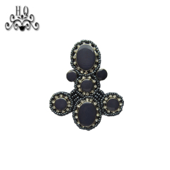 Hot hand nail bead sewing bead shoes flower electric embroidery women's shoes slippers children's shoes flower shoe buckle accessories to sample processing custom