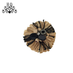 New sales of hand-stitched beaded craft sandals flower shoe material upper shoe buckle accessories