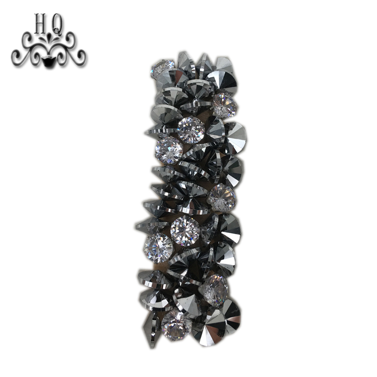 Europe and the United States new Bohemia beaded beaded shoes floral beaded women's shoes slippers children's shoes floral shoe buckle accessories to sample processing