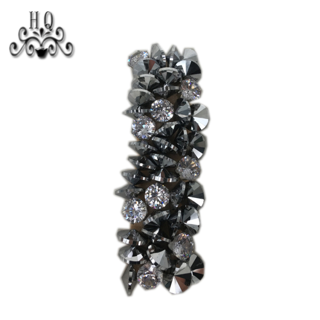 Europe and the United States new Bohemia beaded beaded shoes floral beaded women's shoes slippers children's shoes floral shoe buckle accessories to sample processing