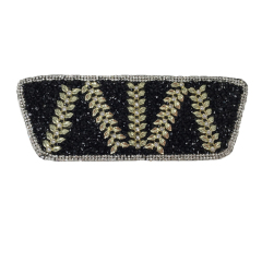 Europe and the United States new Bohemia beaded beaded shoes floral beaded women's shoes slippers children's shoes floral shoe buckle accessories to sample processing