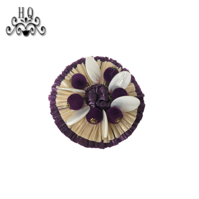 Europe and the United States new Bohemia beaded beaded shoes floral beaded women's shoes slippers children's shoes floral shoe buckle accessories to sample processing