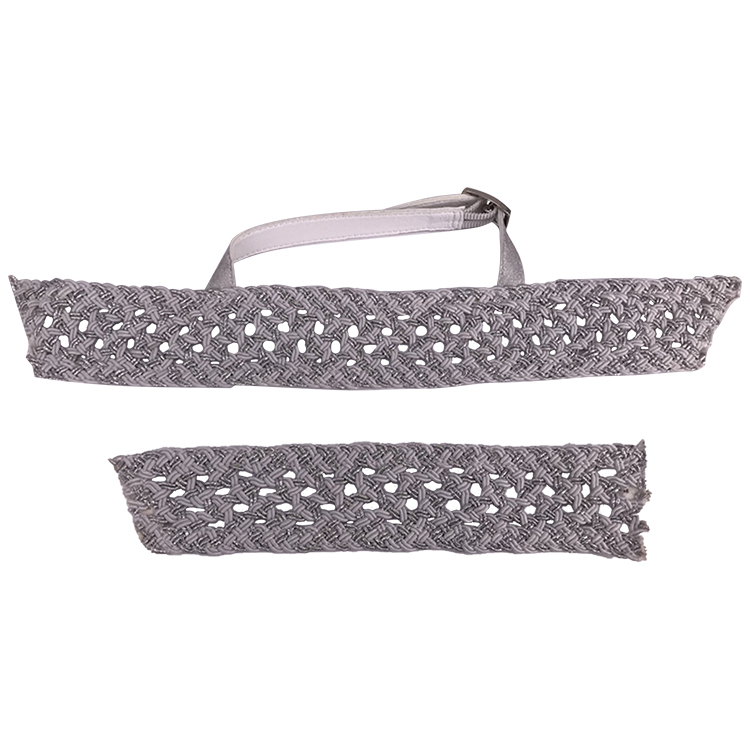 The new PU material braided summer women's sandals upper semi-finished products wholesale processing customization