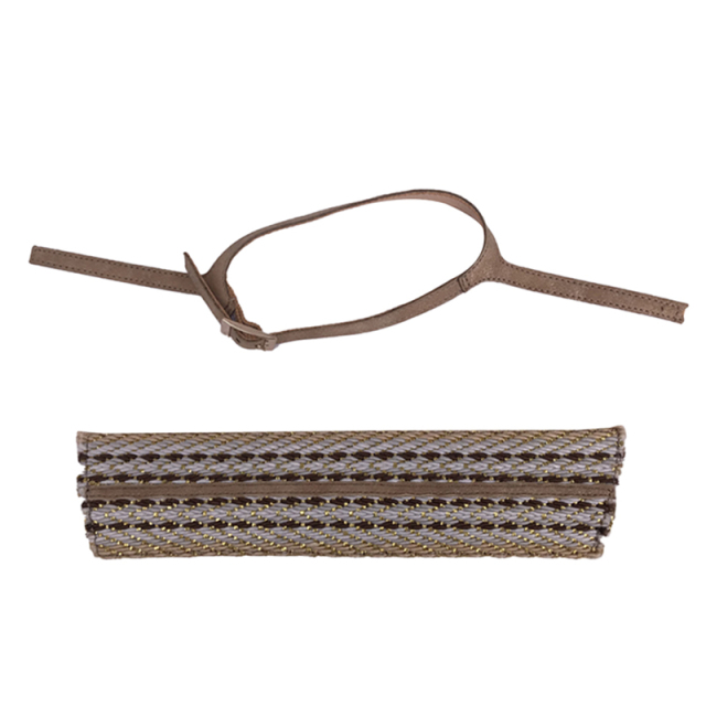 The new PU material braided summer women's sandals upper semi-finished products wholesale processing customization