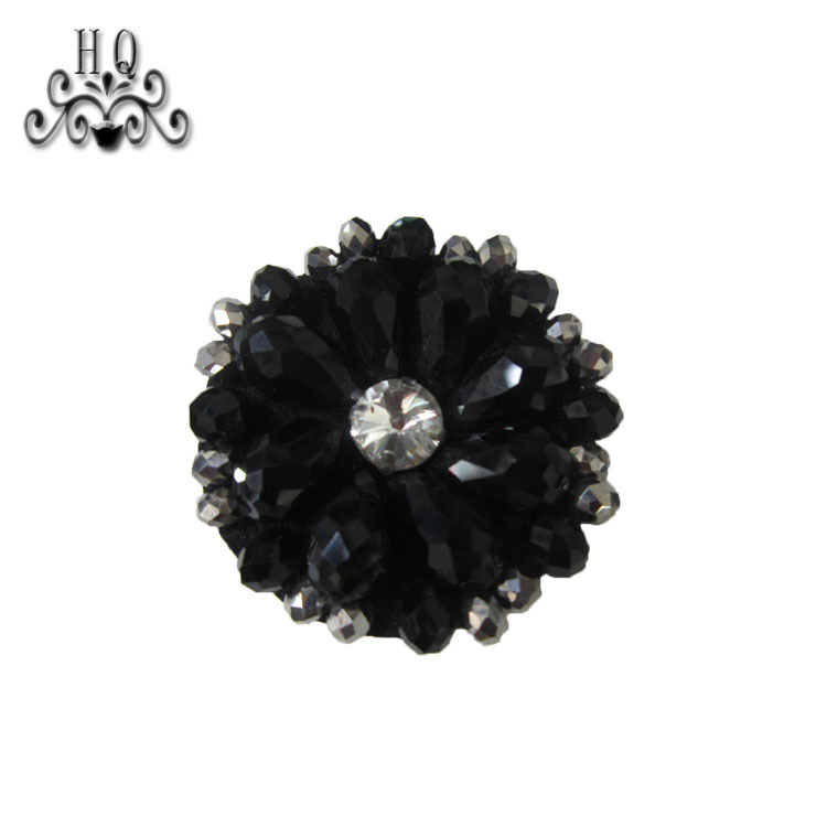 Europe and the United States selling new Bohemia beaded beaded shoes flower beaded women's shoes slippers children's shoes flower shoe buckle accessories to sample processing