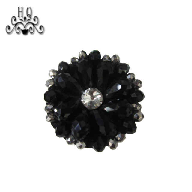 Europe and the United States selling new Bohemia beaded beaded shoes flower beaded women's shoes slippers children's shoes flower shoe buckle accessories to sample processing