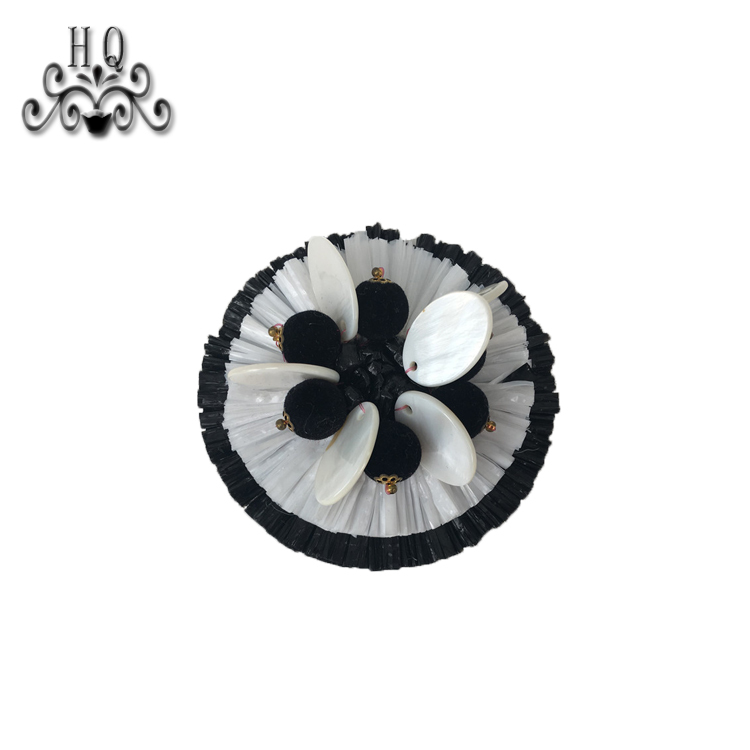 Europe and the United States new Bohemia beaded beaded shoes floral beaded women's shoes slippers children's shoes floral shoe buckle accessories to sample processing