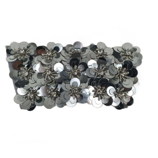 Europe and the United States new Bohemia beaded beaded shoes floral beaded women's shoes slippers children's shoes floral shoe buckle accessories to sample processing