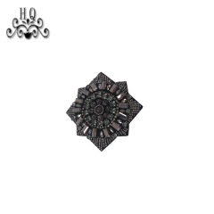 New sales of hand-stitched beaded craft sandals flower shoe material upper shoe buckle accessories