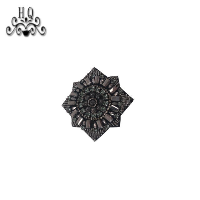 New sales of hand-stitched beaded craft sandals flower shoe material upper shoe buckle accessories