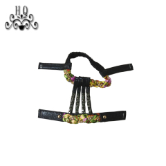 Hot new braided laser spot hot diamond jewelry women sandals upper semi-finished wholesale processing customization