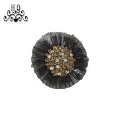 New sales of hand-stitched beaded craft sandals flower shoe material upper shoe buckle accessories