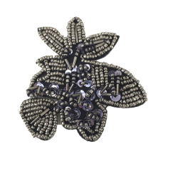 Europe and the United States selling new Bohemia beaded beaded shoes flower beaded women's shoes slippers children's shoes flower shoe buckle accessories to sample processing