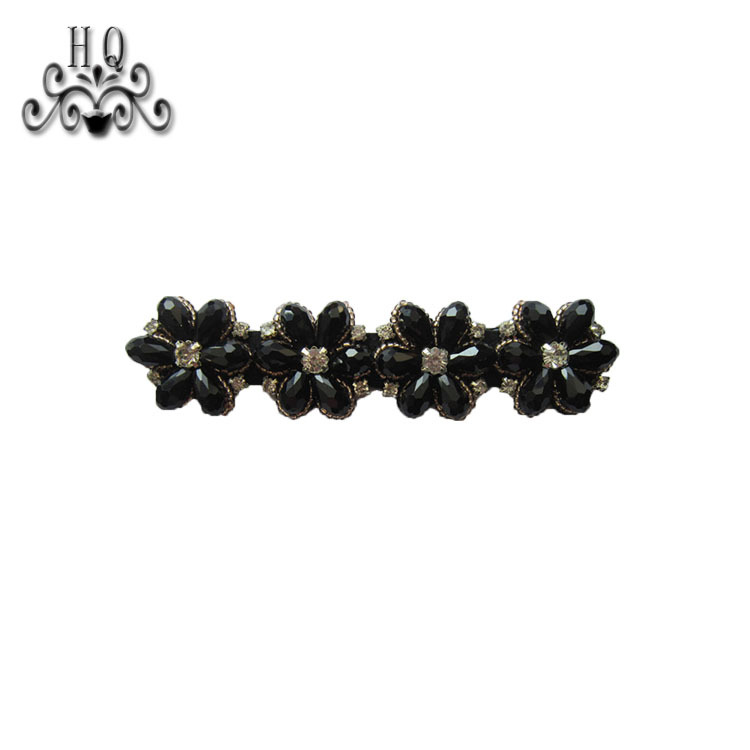 Europe and the United States selling new Bohemia beaded beaded shoes flower beaded women's shoes slippers children's shoes flower shoe buckle accessories to sample processing