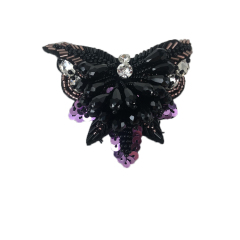 Europe and the United States new Bohemia beaded beaded shoes floral beaded women's shoes slippers children's shoes floral shoe buckle accessories to sample processing