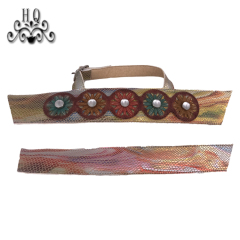 Hot new braided laser spot hot diamond jewelry women sandals upper semi-finished wholesale processing customization