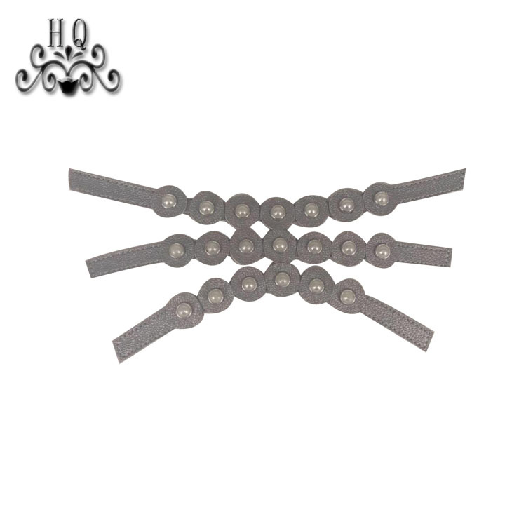 Hot new fashion nail accessories sandals upper semi-finished products to sample processing custom shoe accessories