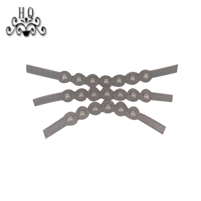 Hot new fashion nail accessories sandals upper semi-finished products to sample processing custom shoe accessories