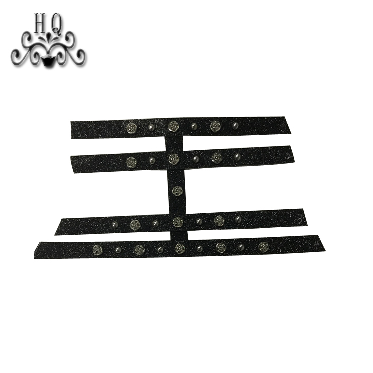 Hot new fashion nail accessories sandals upper semi-finished products to sample processing custom shoe accessories