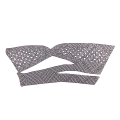 New hot-selling semi-finished summer women's shoes sandals hand-woven upper shoe material processing customization