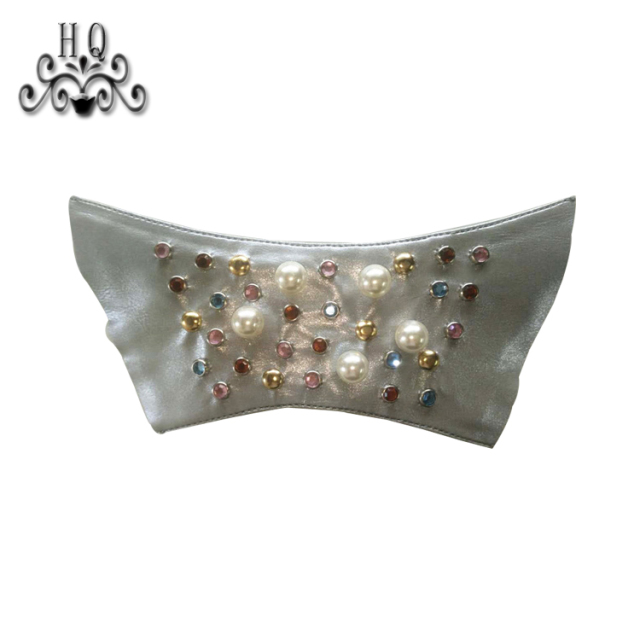 Hot new laser hot drilling nail hand woven jewelry women sandals upper semi-finished wholesale processing customization