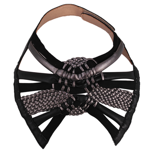 Hot new braided laser spot hot diamond jewelry women sandals upper semi-finished wholesale processing customization