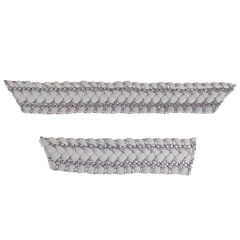 Hot new braided laser spot hot diamond jewelry women sandals upper semi-finished wholesale processing customization