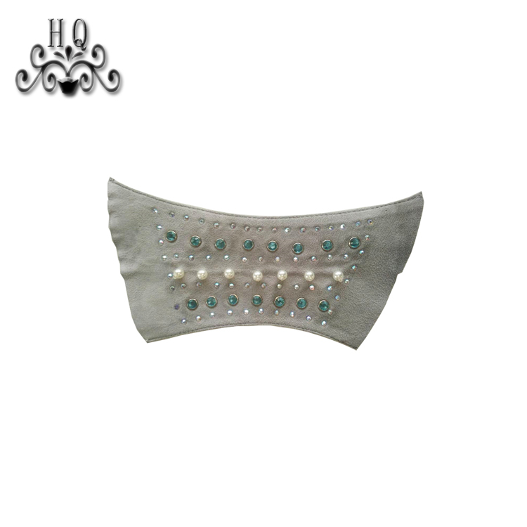Hot new laser hot drilling nail hand woven jewelry women sandals upper semi-finished wholesale processing customization