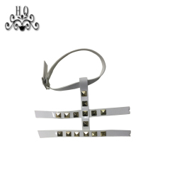 Hot new fashion nail accessories sandals upper semi-finished products to sample processing custom shoe accessories