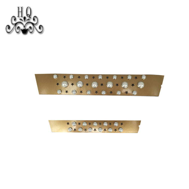 Hot new fashion nail accessories sandals upper semi-finished products to sample processing custom shoe accessories