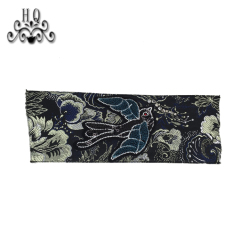 2021 new stitched bead chain shoe material female fashion jewel inlaid sandal upper semi-finished products to sample processing custom