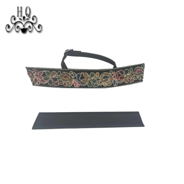 2021 new stitched bead chain shoe material female fashion jewel inlaid sandal upper semi-finished products to sample processing custom