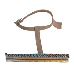 2021 new stitched bead chain shoe material female fashion jewel inlaid sandal upper semi-finished products to sample processing custom