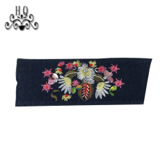 2021 new stitched bead chain shoe material female fashion jewel inlaid sandal upper semi-finished products to sample processing custom