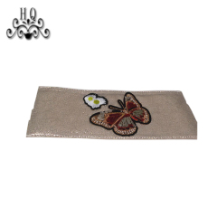 2021 new stitched bead chain shoe material female fashion jewel inlaid sandal upper semi-finished products to sample processing custom