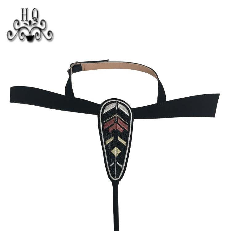 2021 new stitched bead chain shoe material female fashion jewel inlaid sandal upper semi-finished products to sample processing custom