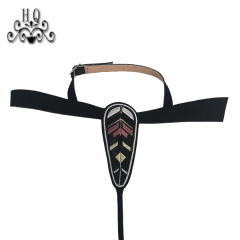 2021 new stitched bead chain shoe material female fashion jewel inlaid sandal upper semi-finished products to sample processing custom