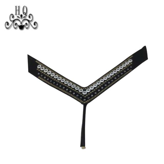 2021 new stitched bead chain shoe material female fashion jewel inlaid sandal upper semi-finished products to sample processing custom