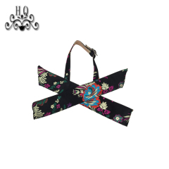 2021 new stitched bead chain shoe material female fashion jewel inlaid sandal upper semi-finished products to sample processing custom