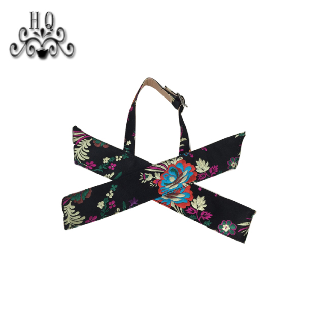 2021 new stitched bead chain shoe material female fashion jewel inlaid sandal upper semi-finished products to sample processing custom