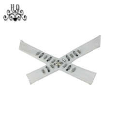 Cross-border manufacturers hand-stitched bead women's slippers shoe upper shoe materials shoe accessories processing customization