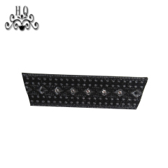 New stitched bead chain shoe material female fashion jewel inlaid sandal upper semi-finished products to sample processing custom