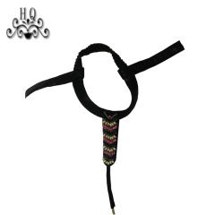 New stitched bead chain shoe material female fashion jewel inlaid sandal upper semi-finished products to sample processing custom
